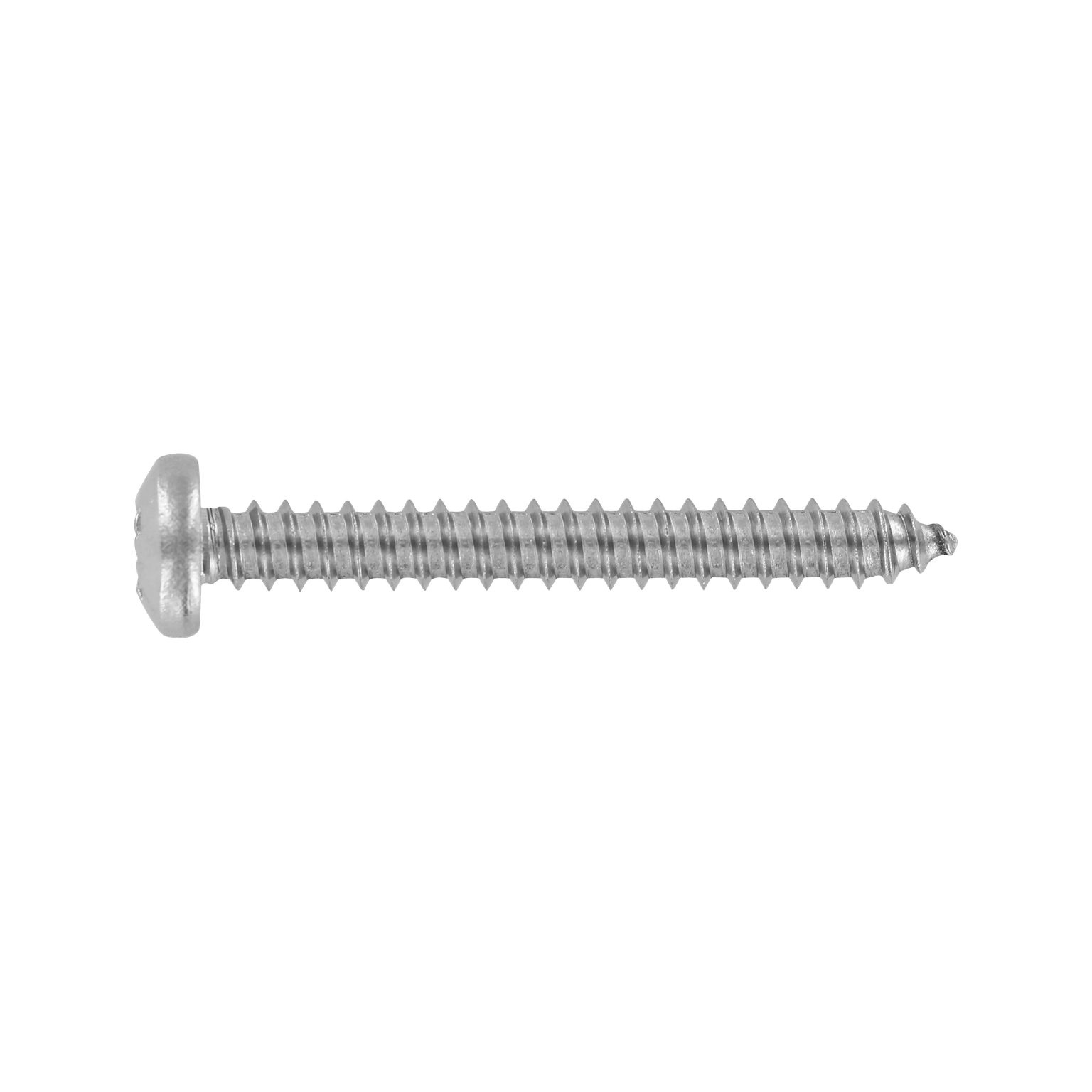 Linsen-Blechschrauben mit Kreuzschlitz, DIN 7981 C A2