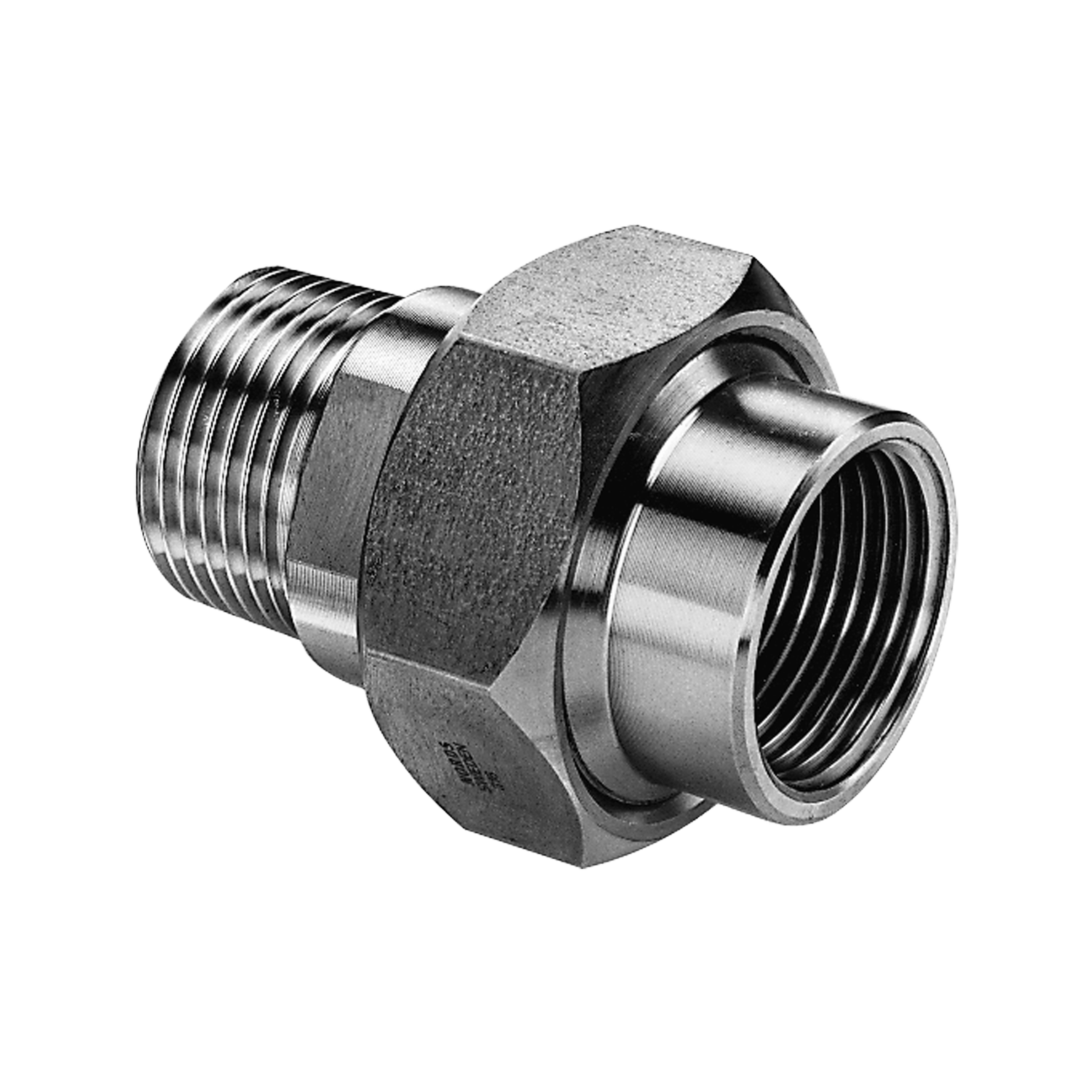 Standard-Verschraubung, flach, innen / aussen, inkl. Teflon-Dichtung