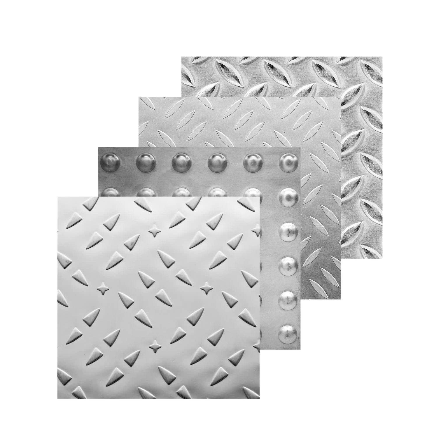 Tôles larmées / tôles antidérapantes